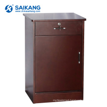 SKS019 Hospital Medicine Solid Wooden Bedside Storage Cabinets